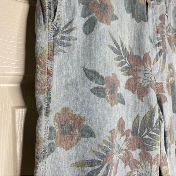 MOTHER Denim No Zip Misfit Floral Pants Fresh Cut NWT - Picture 9 of 15